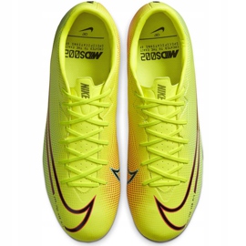 Chuteira Nike Mercurial Vapor 13 Academy Mds FG / MG CJ1292 703 amarelo amarelo 1