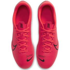 Chuteiras Nike Mercurial Vapor 13 Club FG / MG AT7968 606 multicolorido vermelho 1