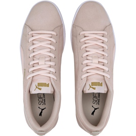 Sapatos femininos Puma Smash Wns v2 Sd rosa claro 365313 23 1