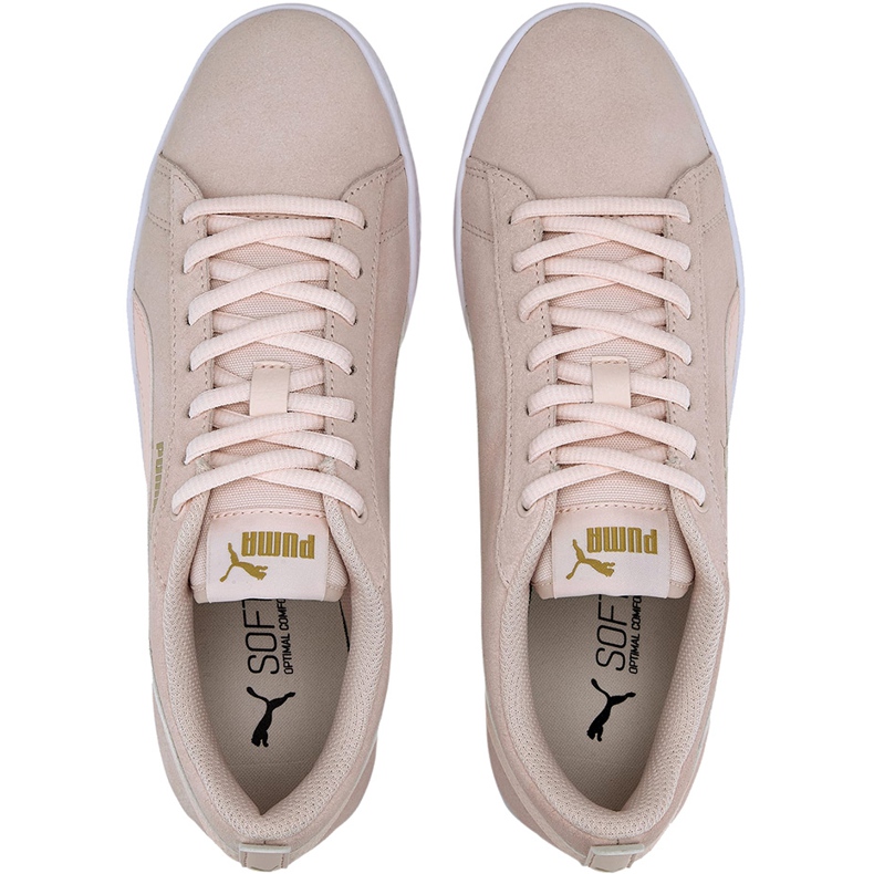 Sapatos femininos Puma Smash Wns v2 Sd rosa claro 365313 23 1