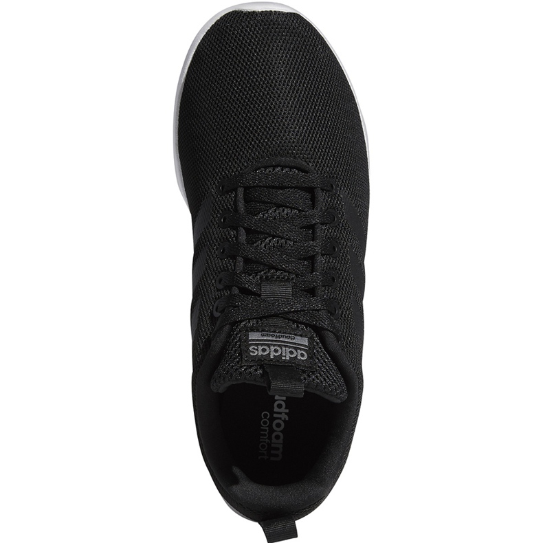 Sapatos femininos Adidas Lite Racer Cln preto e branco BB6896 1