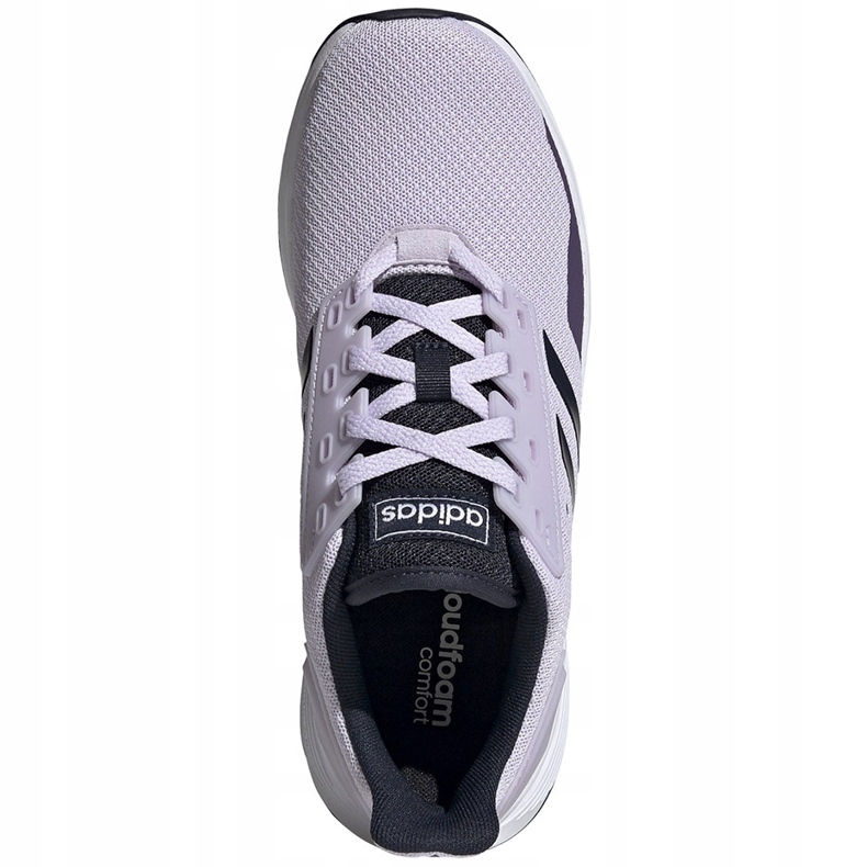 Tênis de corrida feminino adidas Duramo 9 roxo claro EG2939 1