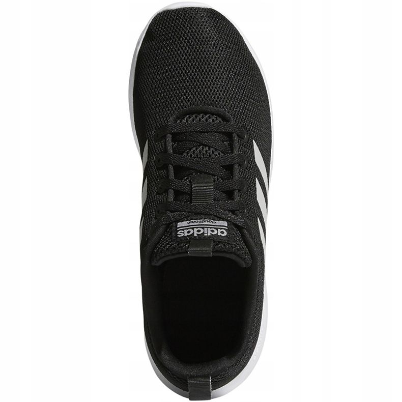 Sapatos infantis Adidas Lite Racer Cln K preto e branco BB7051 1