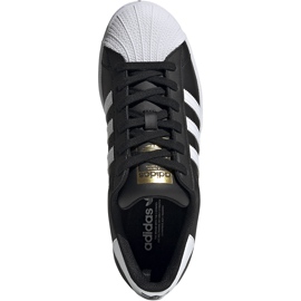 Sapatos femininos Adidas Superstar W FV3286 branco preto 1