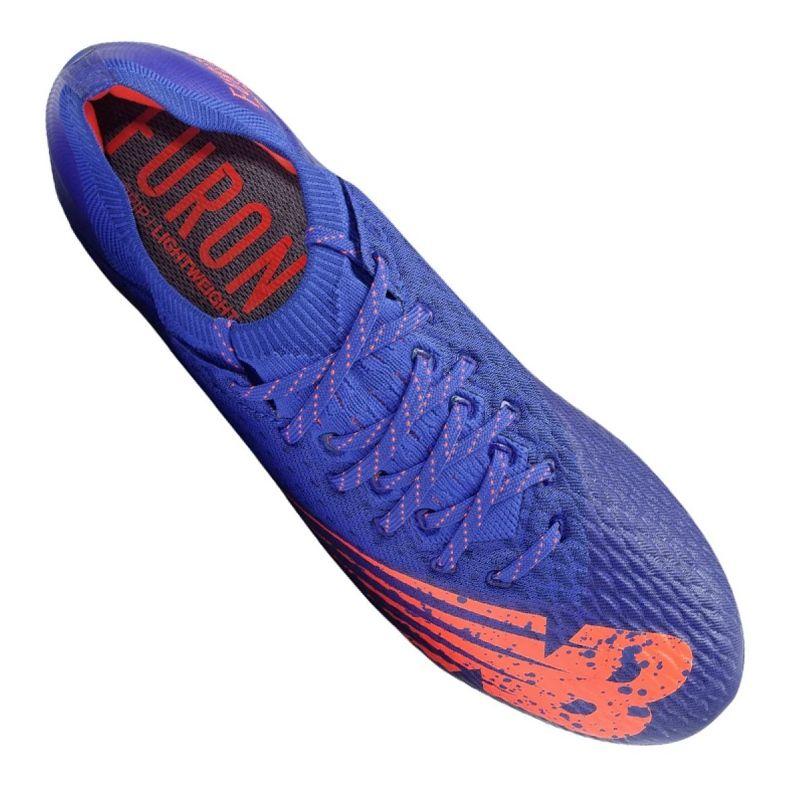 Botas de futebol New Balance Furon v6 Pro Fg CO6 814070-60 multicolorido roxo 1