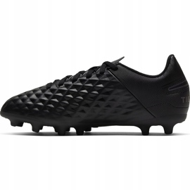 Chuteiras Nike Tiempo Legend 8 Club FG / MG Junior AT5881 010 preto preto 1