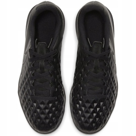 Chuteiras Nike Tiempo Legend 8 Club Tf Junior AT5883 010 preto preto 1