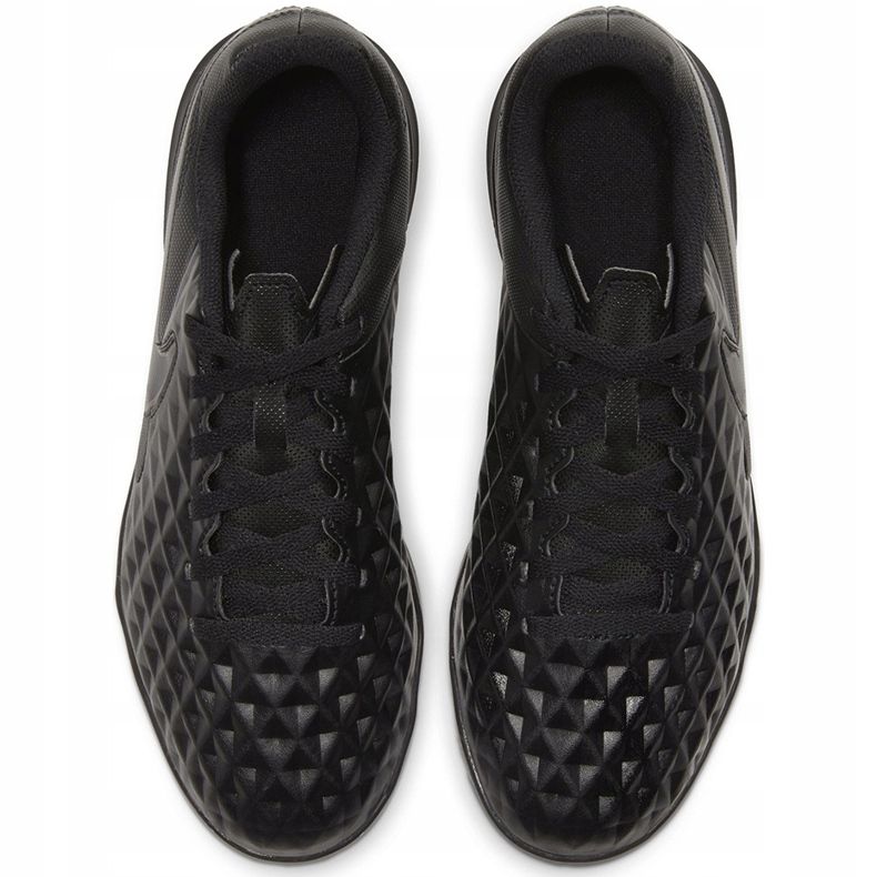 Chuteiras Nike Tiempo Legend 8 Club Tf Junior AT5883 010 preto preto 1