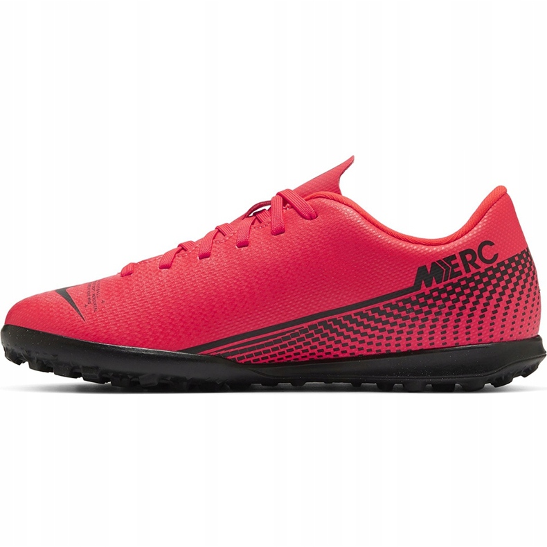 Chuteiras Nike Mercurial Vapor 13 Club Tf Junior AT8177 606 vermelho vermelho 1