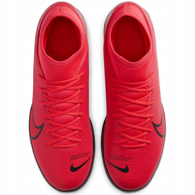 Chuteiras Nike Mercurial Superfly 7 Club Ic AT7979 606 preto vermelho 1