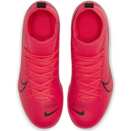 Chuteiras Nike Mercurial Superfly 7 Club FG / MG Junior AT8150 606 vermelho vermelho 1