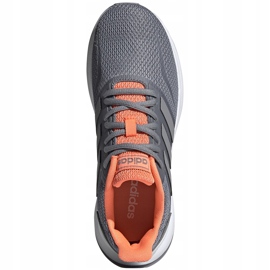 Sapatos femininos Adidas Runfalcon cinza-laranja EG8628 1