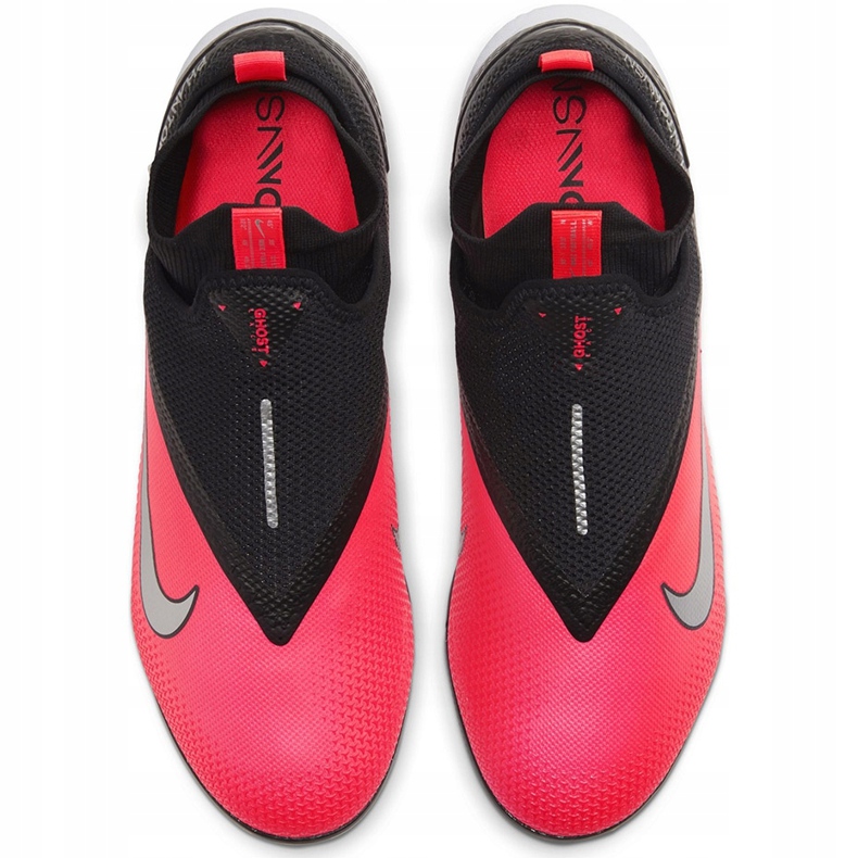 Chuteira Nike React Phantom Vsn 2 Pro Df Ic CD4170 606 vermelho preto vermelho 1