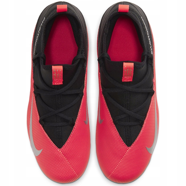 Chuteiras Nike Phantom Vsn 2 Club Df FG / MG Junior CD4061 606 vermelho vermelho 1