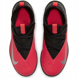 Chuteiras Nike Phantom Vsn 2 Club Df Tf Junior CD4079 606 vermelho vermelho 1