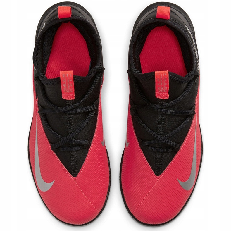 Chuteiras Nike Phantom Vsn 2 Club Df Tf Junior CD4079 606 vermelho vermelho 1