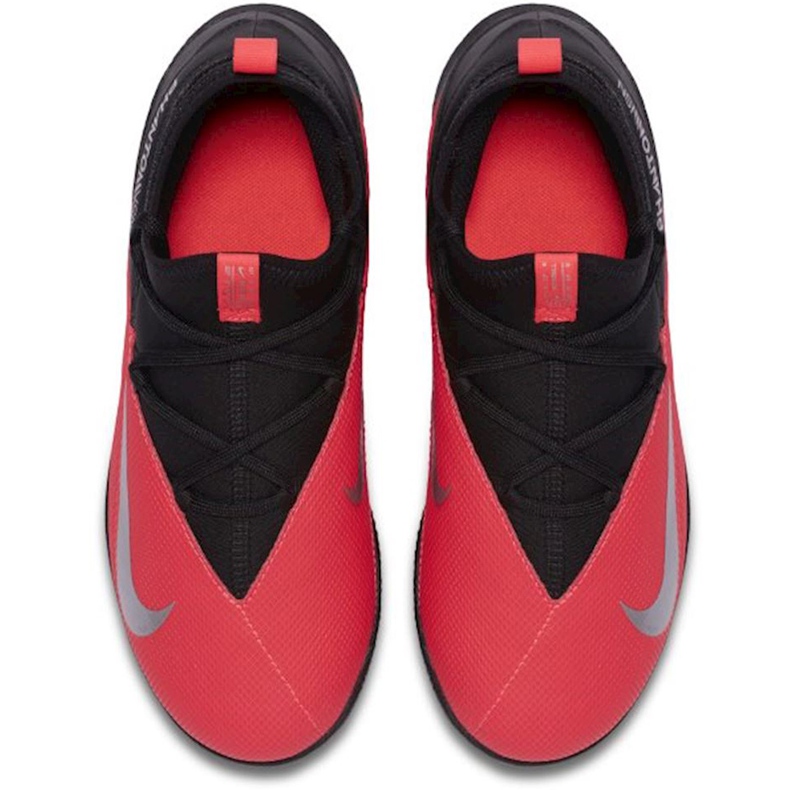 Chuteiras Nike Phantom Vsn 2 Club Df Ic Junior CD4072 606 vermelho preto 1