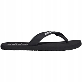 Chinelos Adidas Eezay Flip Flop pretos EG2042 branco 2