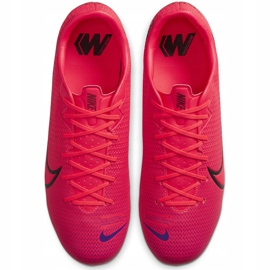 Chuteiras Nike Mercurial Vapor 13 Academy FG / MG AT5269 606 vermelho vermelho 1