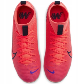 Chuteira Nike Mercurial Superfly 7 Academy FG / MG Junior AT8120 606 vermelho vermelho 1
