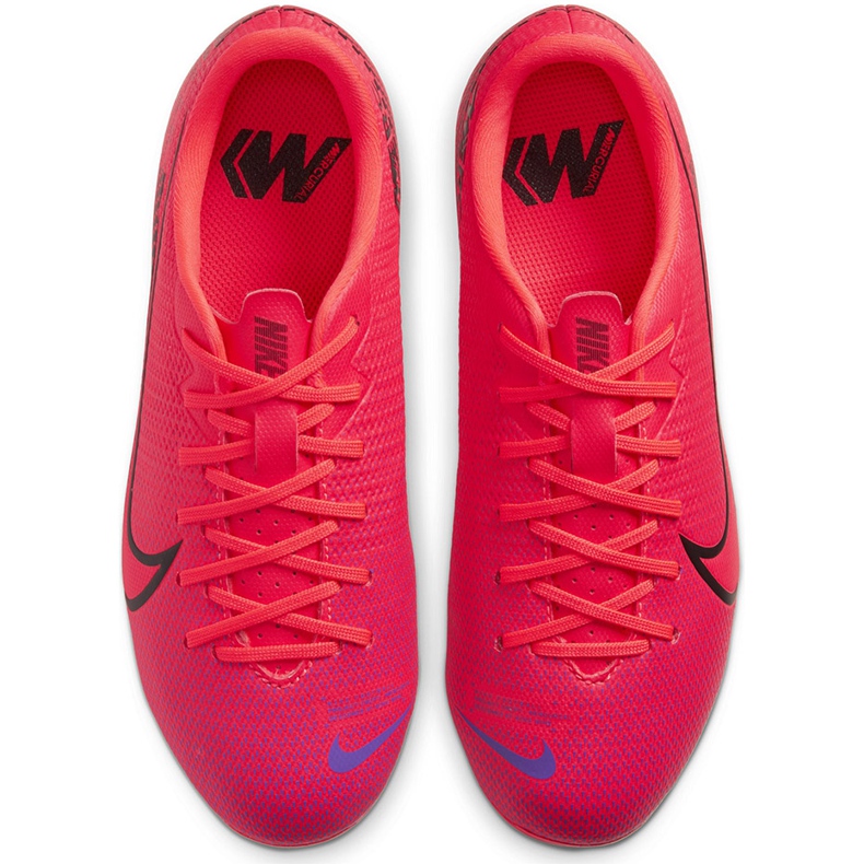 Chuteira Nike Mercurial Vapor 13 Academy FG / MG Junior AT8123 606 vermelho vermelho 1