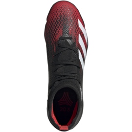 Chuteiras Adidas Predator 20.3 Tf pretas e vermelhas EF2208 multicolorido preto 1
