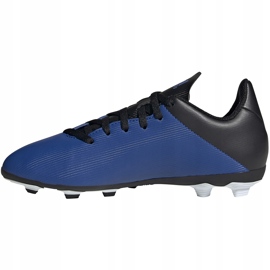 Chuteiras Adidas X 19.4 FxG Junior azul-preto EF1615 1