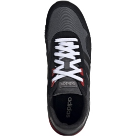 Sapatos masculinos Adidas 8K 2020 preto e cinza EH1429 1