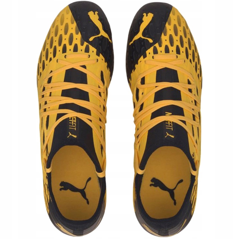 Chuteiras Puma Future 5.3 Netfit Fg Ag 105756 03 amarelo amarelo 2