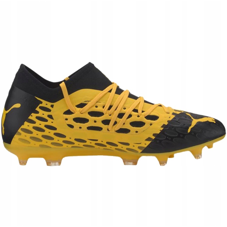 Chuteiras Puma Future 5.3 Netfit Fg Ag 105756 03 amarelo amarelo 1