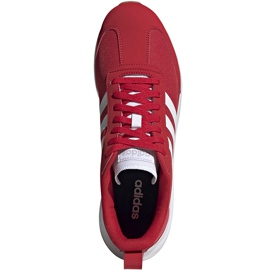 Sapatos masculinos adidas Run60S vermelhos e brancos EG8689 1