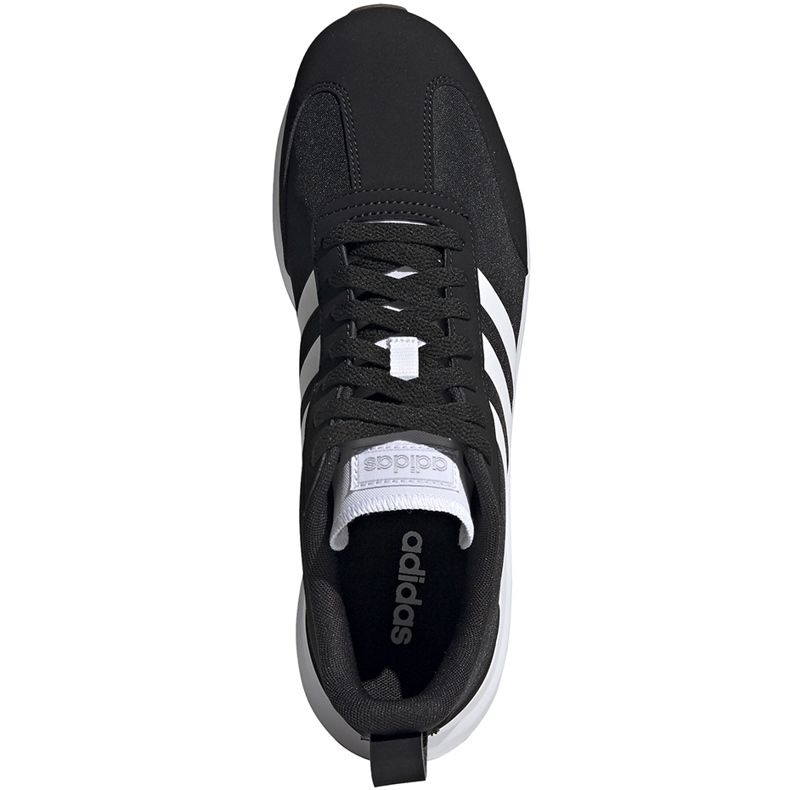 Sapatos masculinos Adidas Run60S preto e branco EG8690 1