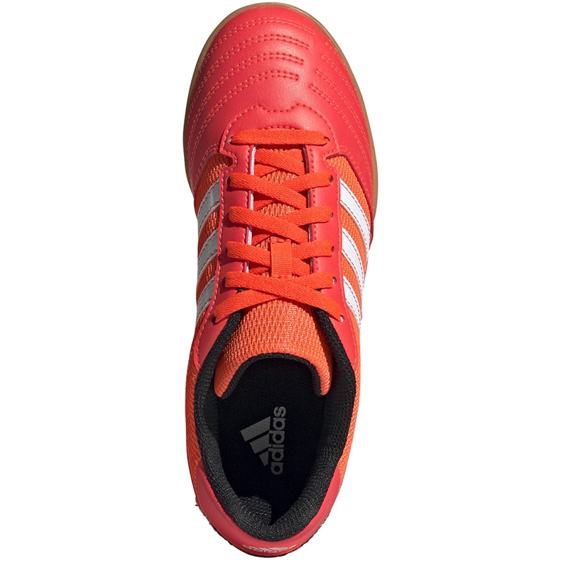 Chuteiras vermelhas Adidas Super Sala Junior FV2639 vermelho vermelho 1
