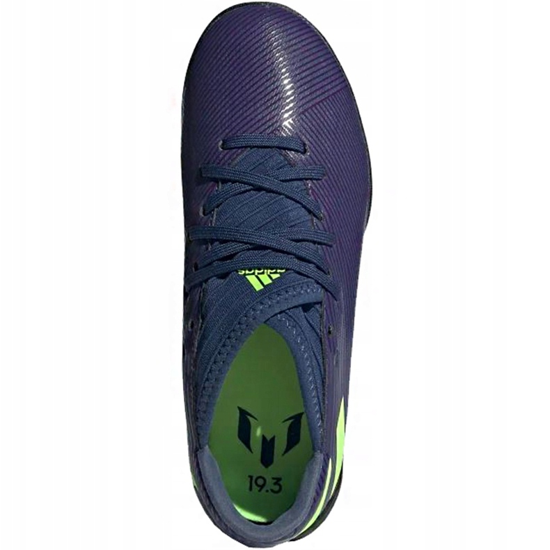 Chuteiras Adidas Nemeziz Messi 19.3 Tf Junior EF1811 preto azul marinho 1