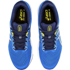 Tênis de corrida masculino Asics GT-1000 8 azul 1011A540 401 branco 1
