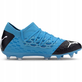 Chuteiras Puma Future 5.3 Netfit Fg Ag 105756 01 azul azul 1