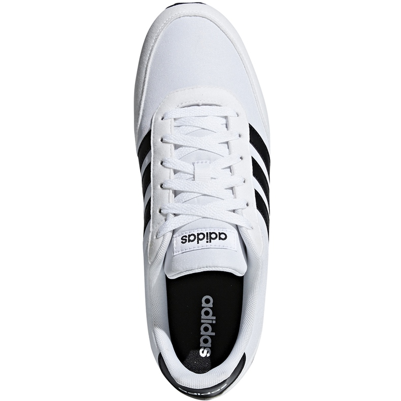 Sapatos Adidas V Racer 2.0 branco e preto B75796 1