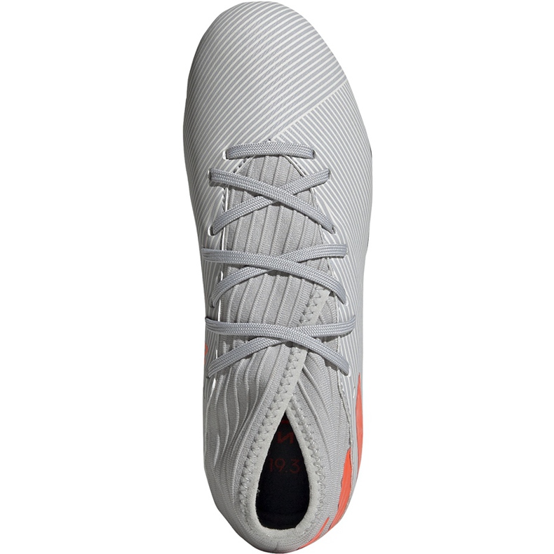 Chuteiras Adidas Nemeziz 19.3 Fg Jr cinza EF8302 multicolorido 1