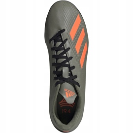 Chuteiras adidas X 19.4 Tf verdes EF8370 cinza 1