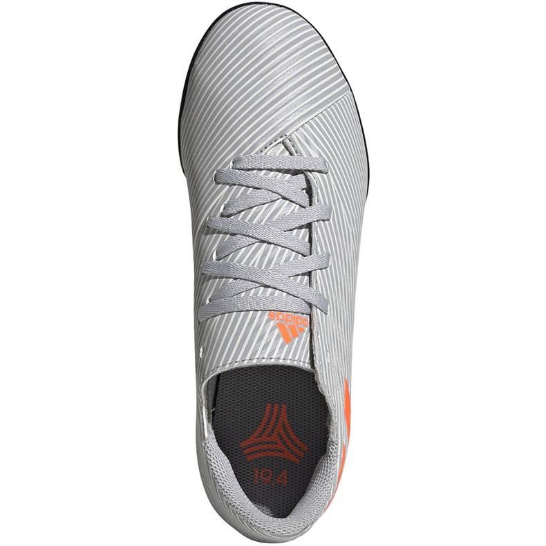Chuteiras Adidas Nemeziz 19.4 Tf Jr cinza EF8306 multicolorido 1