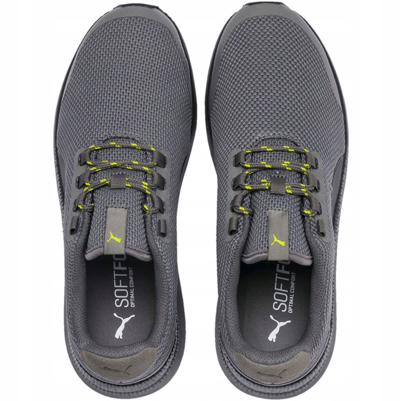 Sapatos masculinos Puma Pacer Next Fs Knit 2.0 cinza 370507 02 1