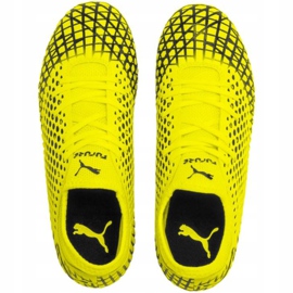 Chuteiras Puma Future 4.4 Fg Ag Junior amarelo-preto 105696 03 1