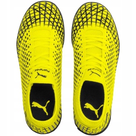 Chuteiras Puma Future 4.4 Tt Junior amarelo-preto 105699 03 1