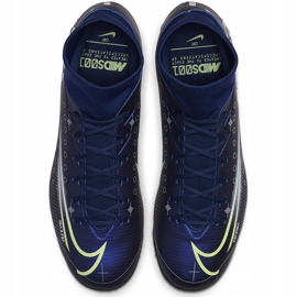 Chuteira Nike Mercurial Superfly 7 Academy Mds Tf BQ5435 401 azul azul marinho 1