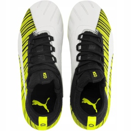 Chuteiras Puma One 5.3 Fg Ag Junior amarelo-preto-branco 105657 03 amarelo, branco, preto 1