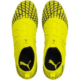 Chuteiras Puma Future 4.3 Netfit Fg Ag amarelo-preto 105612 03 multicolorido 1