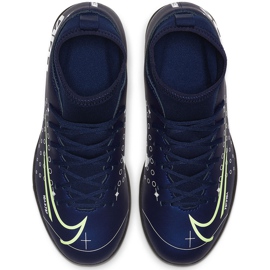Chuteira Nike Mercurial Superfly 7 Club Mds Tf Junior BQ5416 401 azul marinho azul marinho 1