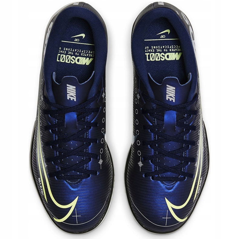 Chuteira Nike Mercurial Vapor 13 Academy Mds Ic Junior CJ1175 401 azul marinho azul marinho 1