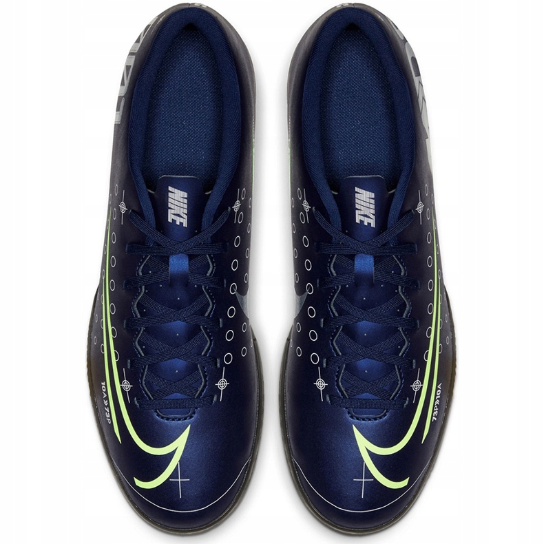 Chuteira Nike Mercurial Vapor 13 Club Mds Ic Junior CJ1174 401 azul marinho azul marinho 1