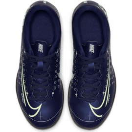 Chuteira Nike Mercurial Vapor 13 Club Mds Tf Junior CJ1179 401 multicolorido azul marinho 1